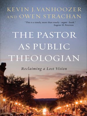 cover image of The Pastor as Public Theologian